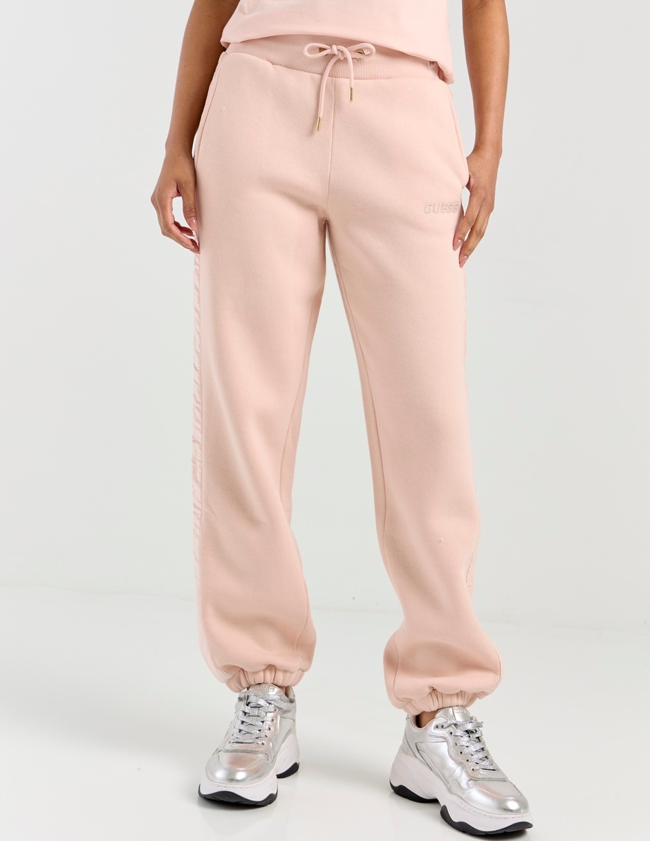 Pants regular con agujeta para mujer