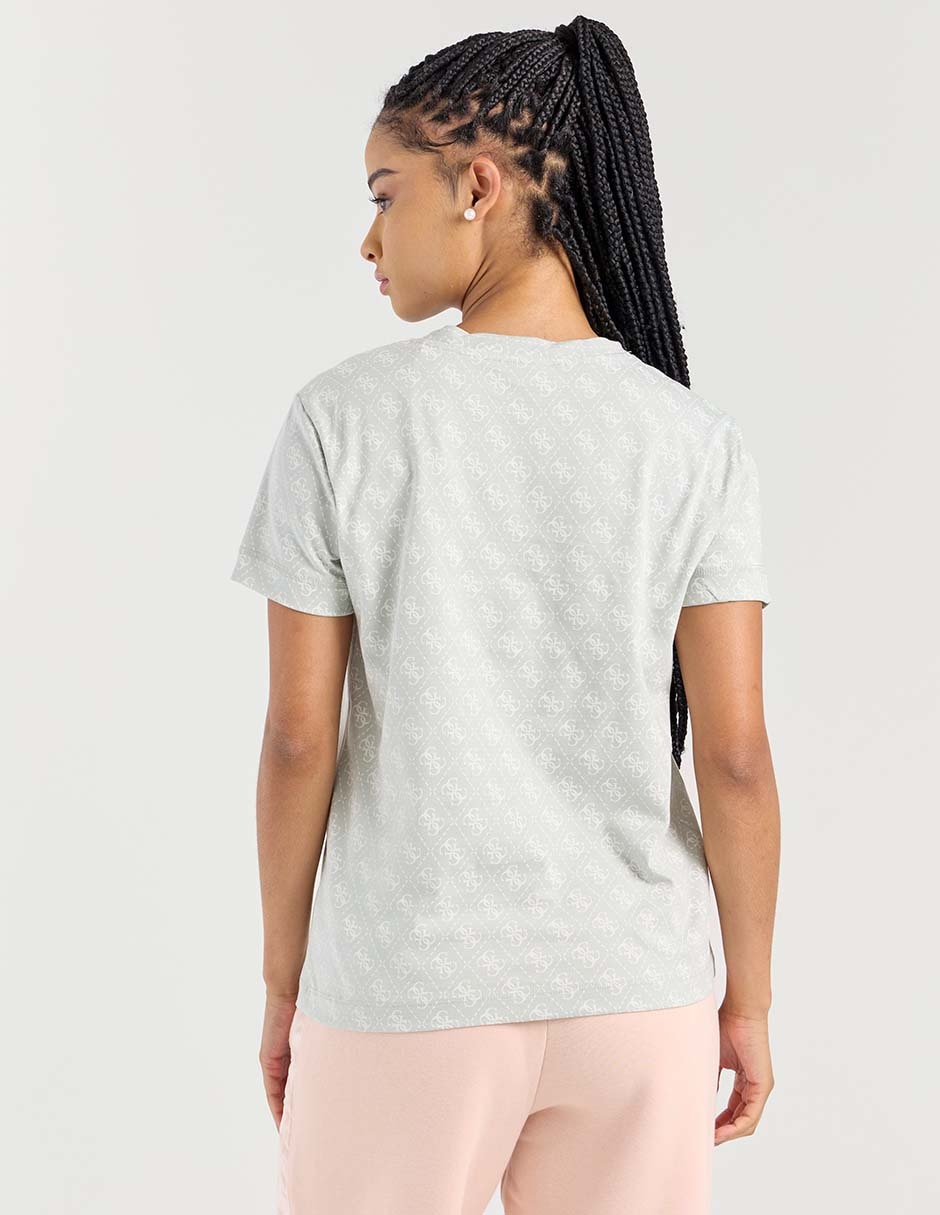 Playera manga corta cuello redondo para mujer 2