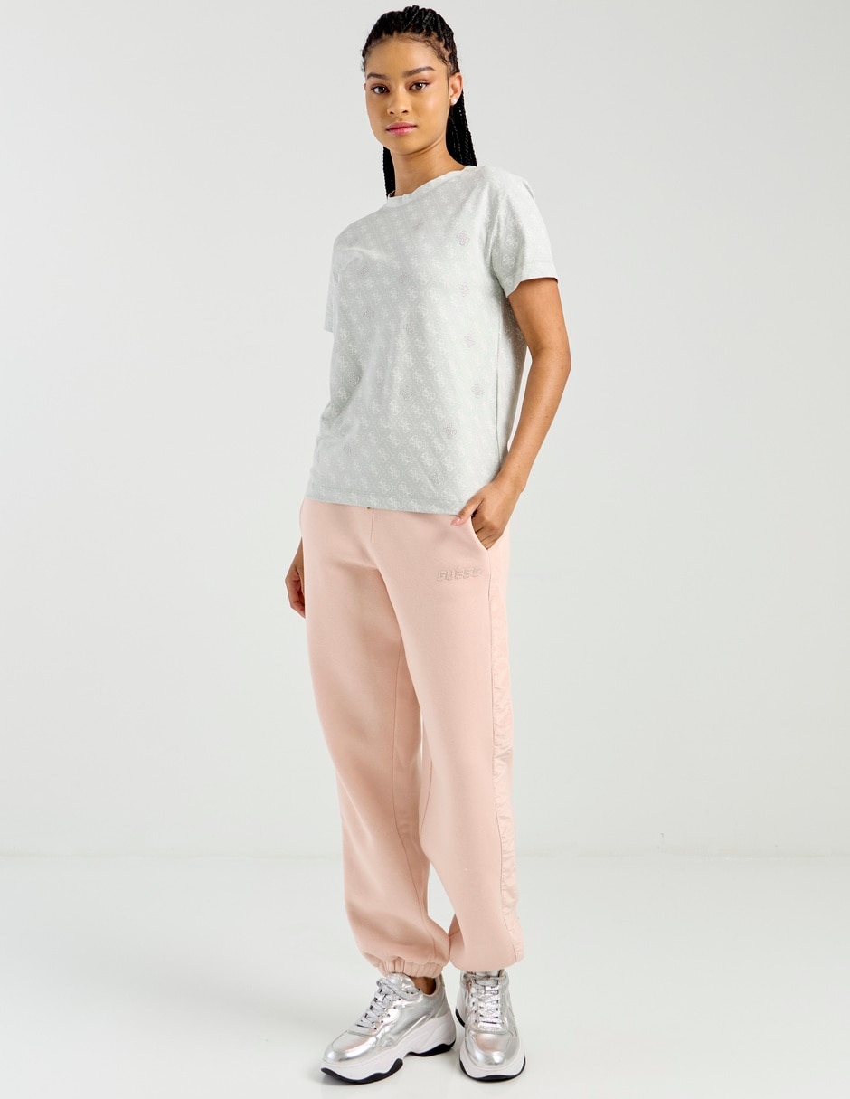 Playera manga corta cuello redondo para mujer 3