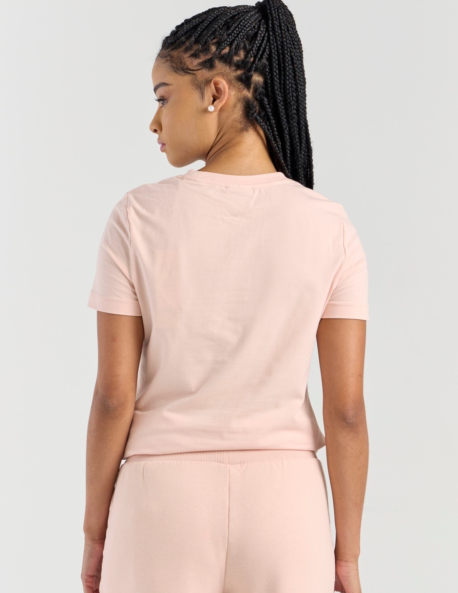 Playera manga corta cuello redondo para mujer 2