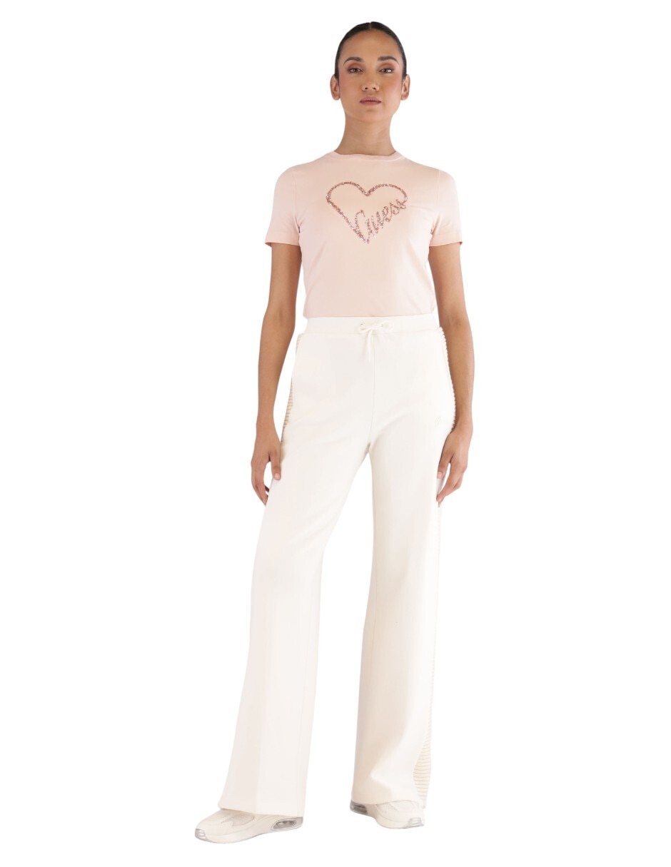 Pants acampanado con jareta para mujer 2