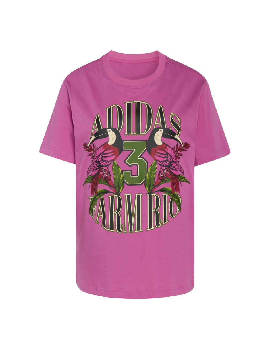 Playera manga corta Brand Collaboration cuello redondo para mujer 2