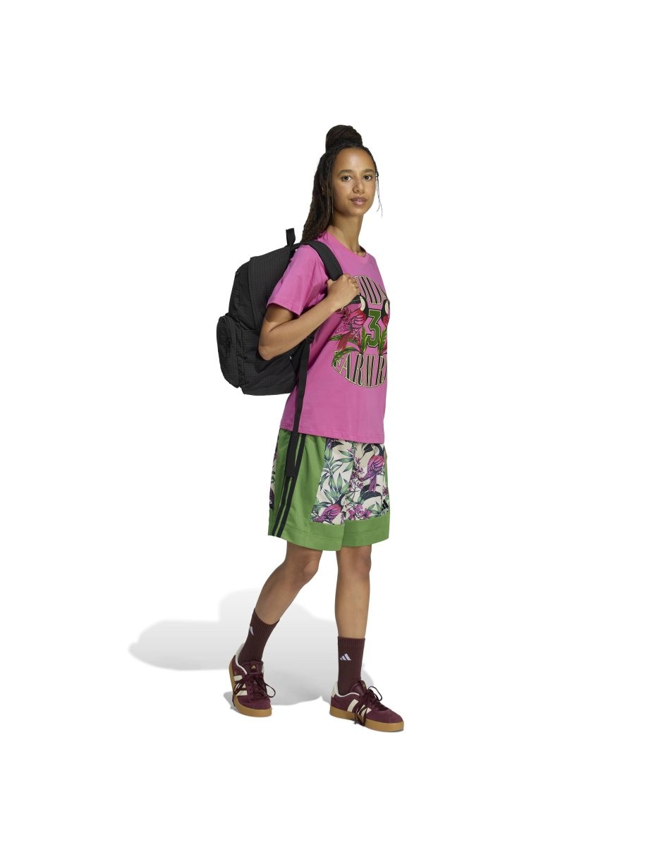 Playera manga corta Brand Collaboration cuello redondo para mujer 4