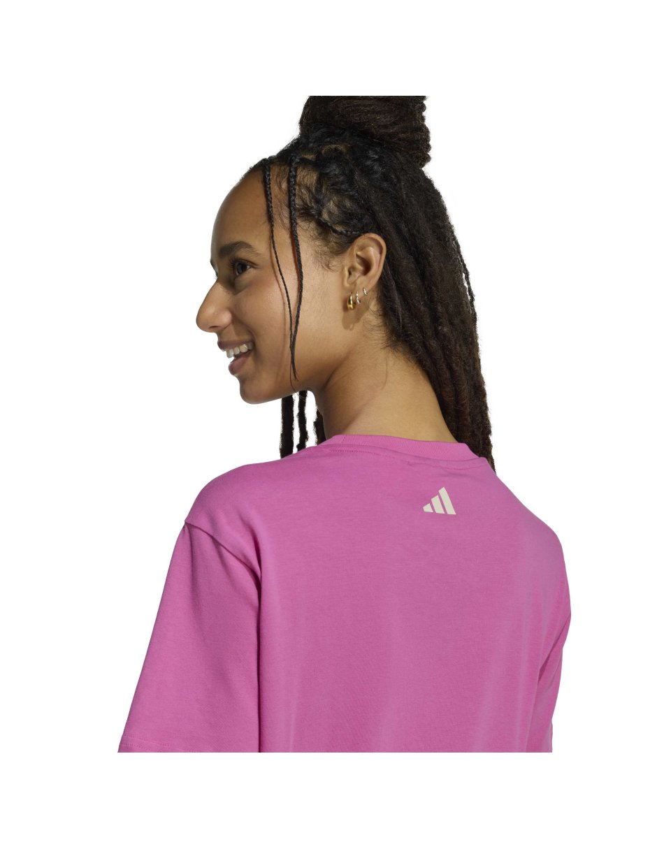 Playera manga corta Brand Collaboration cuello redondo para mujer 6