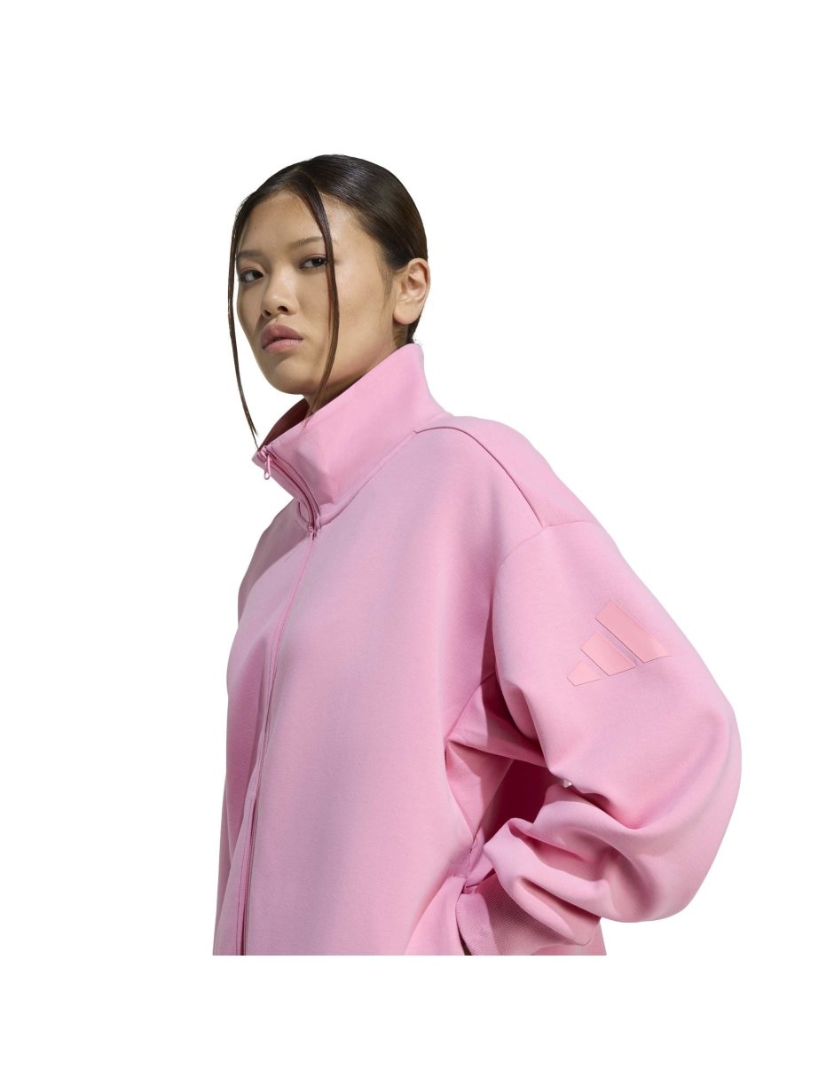 "chamarra" casual no impermeable "de" poliéster "para mujer" 4