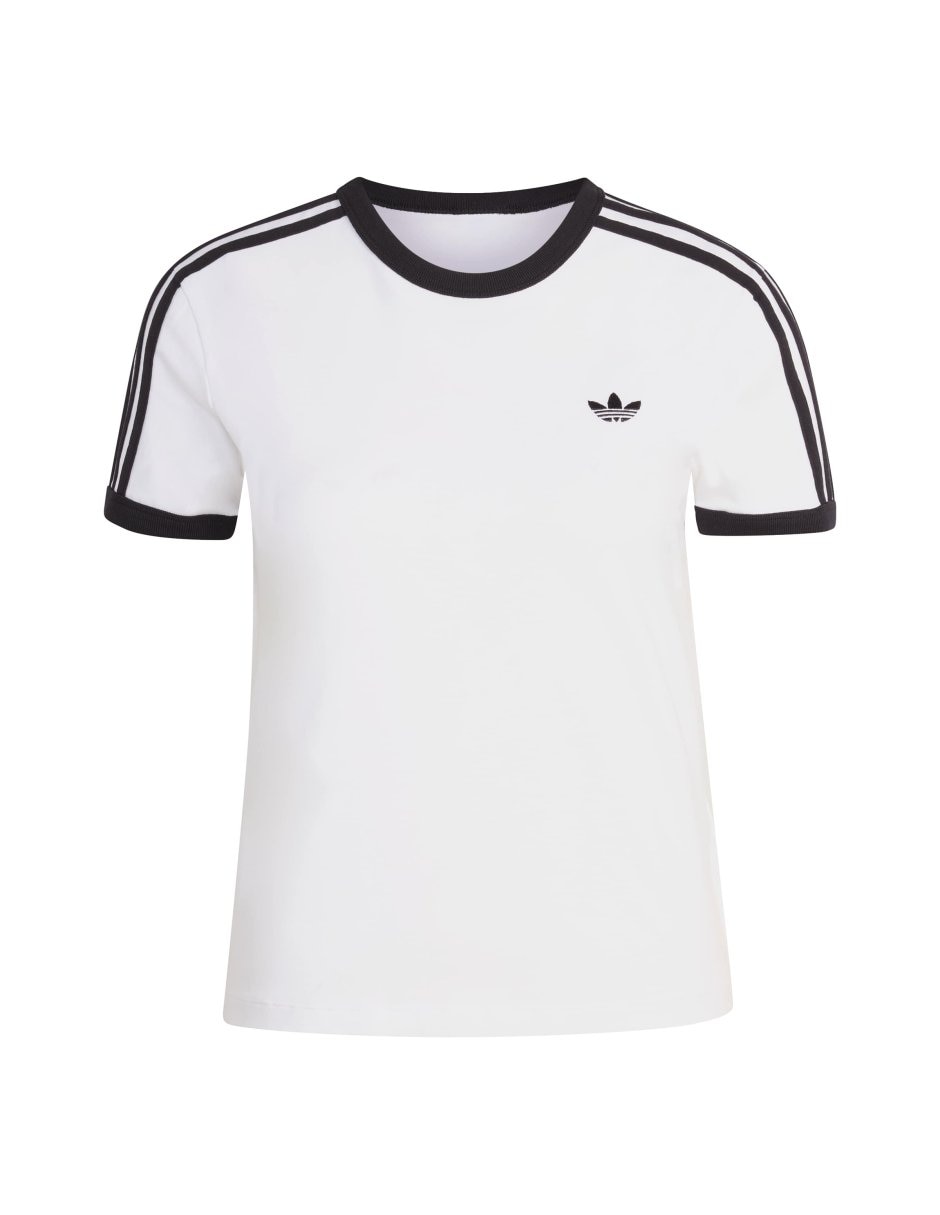 Playera manga corta Adicolor cuello redondo para mujer