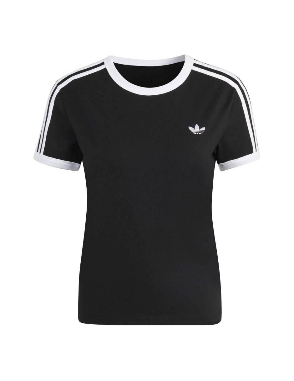 Playera manga corta Adicolor cuello redondo para mujer