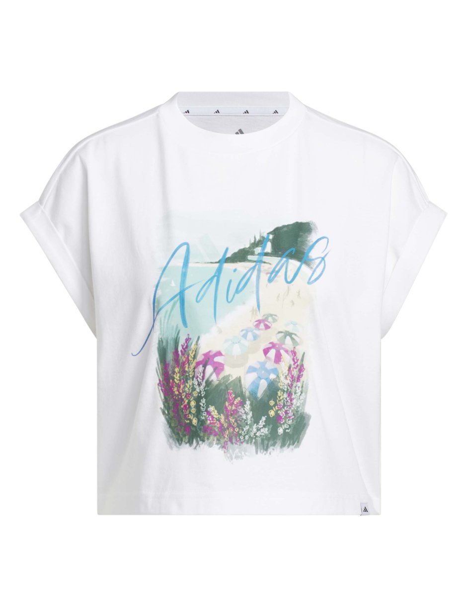 Playera manga corta Standalone cuello redondo para mujer