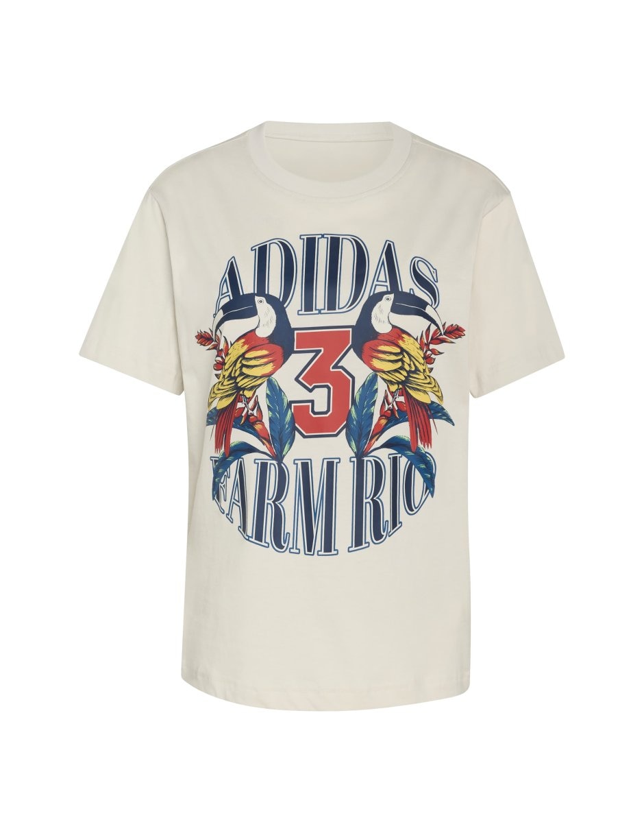Playera manga corta Brand Collaboration cuello redondo para mujer 2