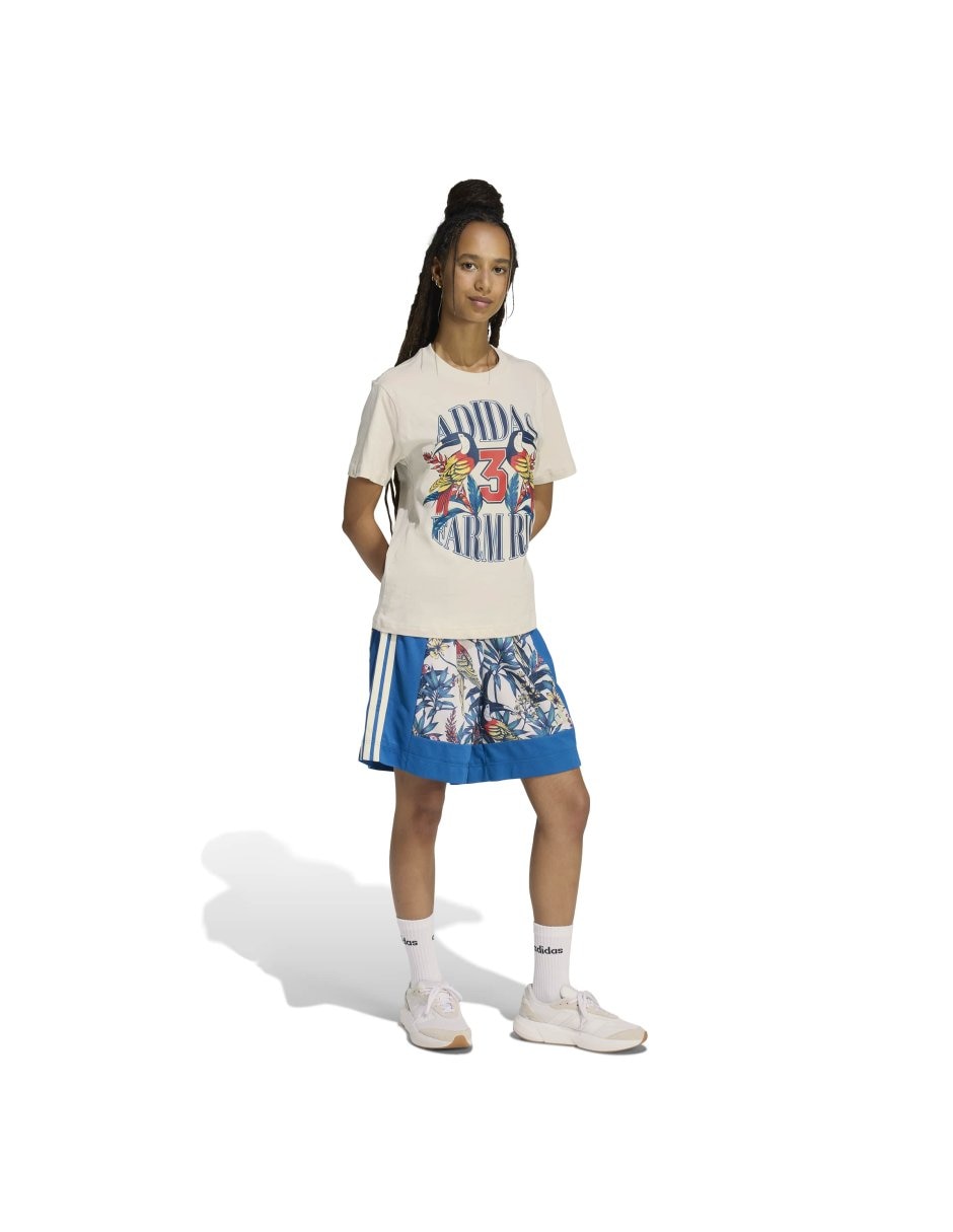 Playera manga corta Brand Collaboration cuello redondo para mujer 4