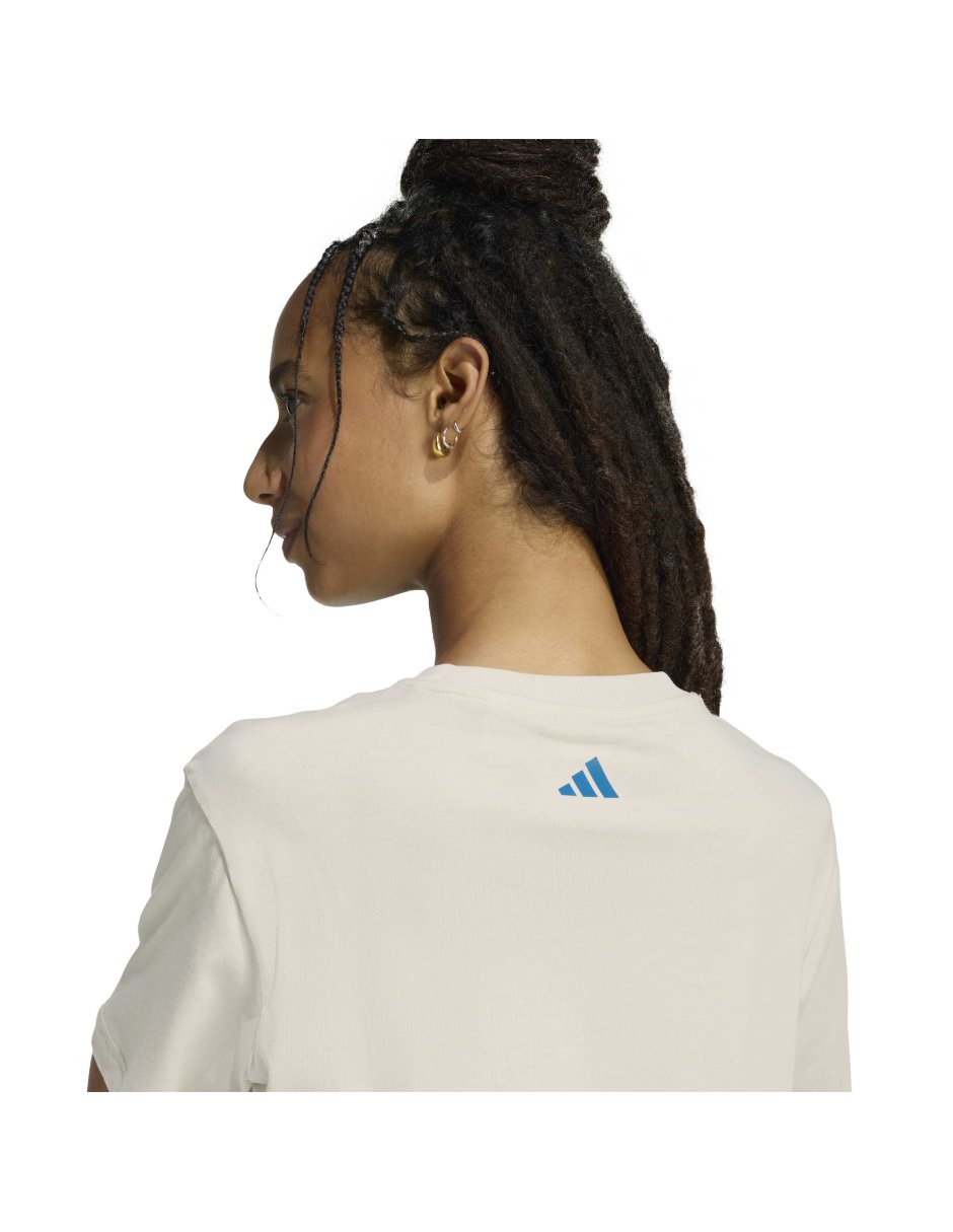 Playera manga corta Brand Collaboration cuello redondo para mujer 6