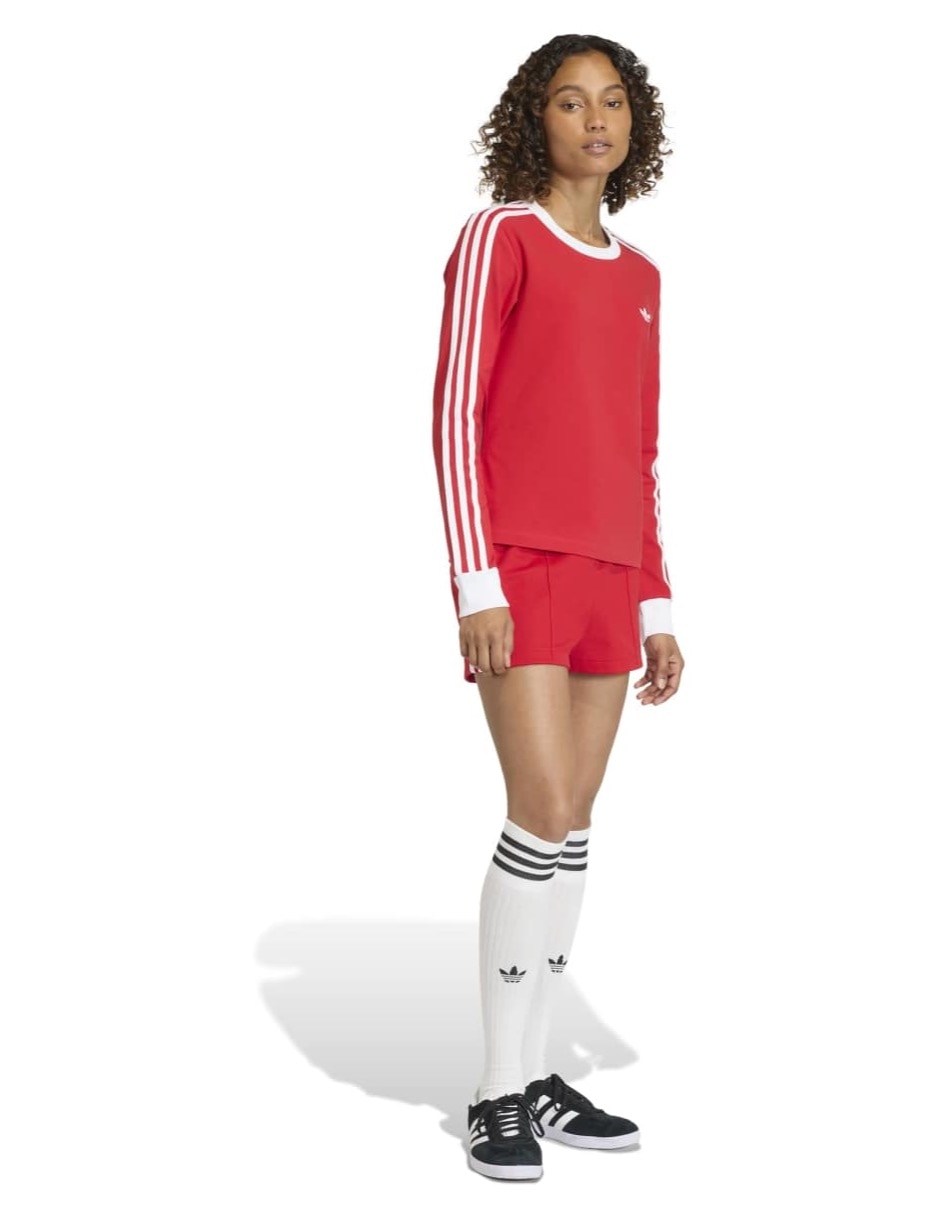 "short/bermuda" adicolor  "de" algodón "para mujer" 4