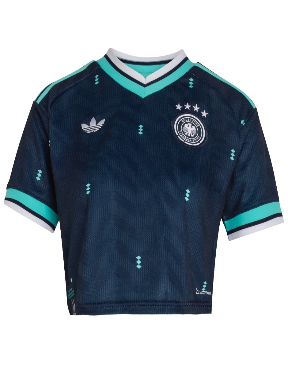 Playera manga corta Alemania DFB cuello redondo para mujer 2