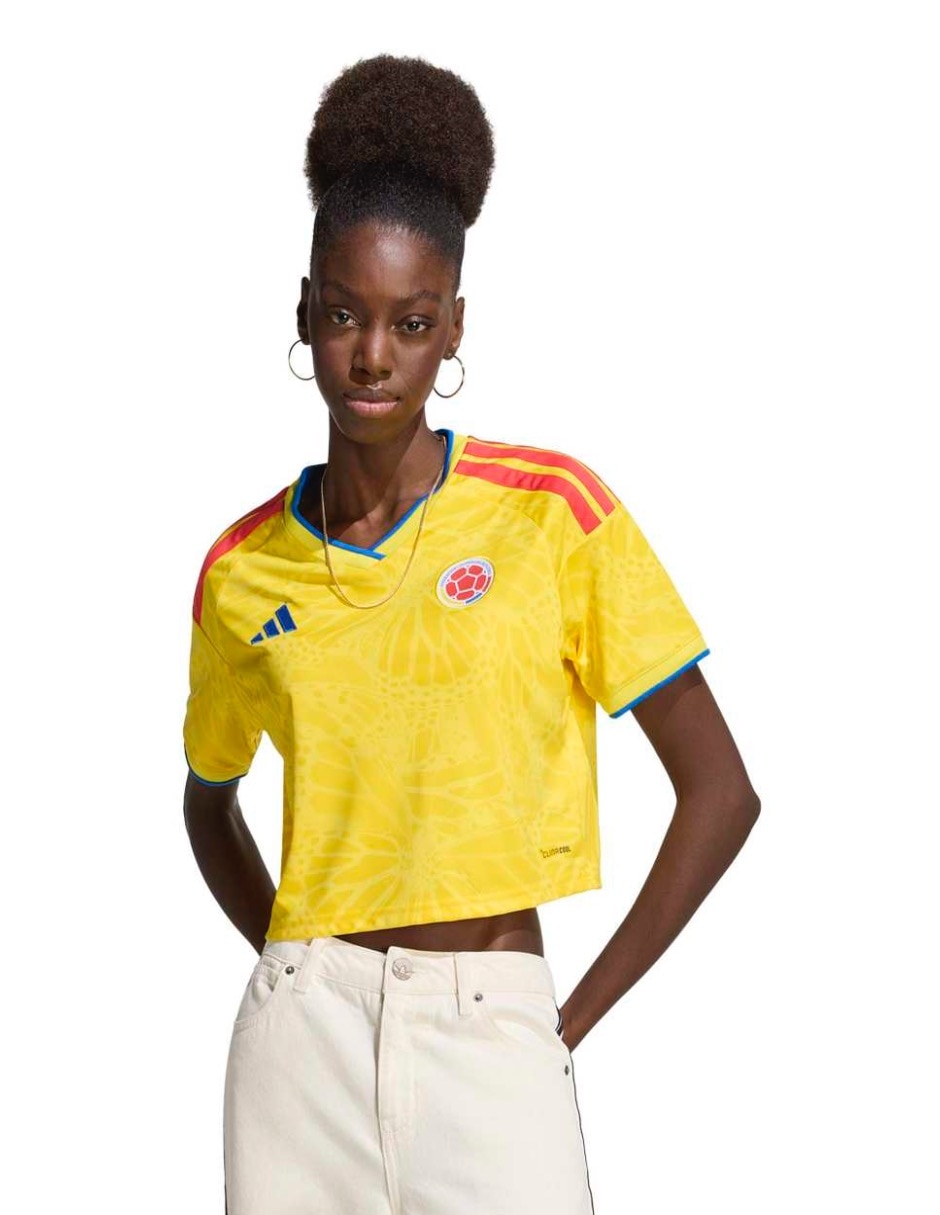 Playera manga corta cuello redondo para mujer