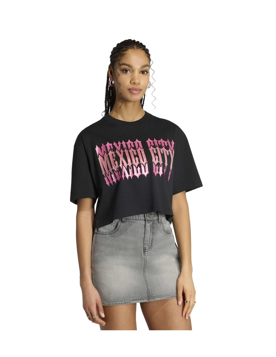 'playera' 'manga' corta city t-shirt 'cuello' redondo 'para mujer' 'playera' 'manga' corta city t-shirt 'cuello' redondo 'para mujer'