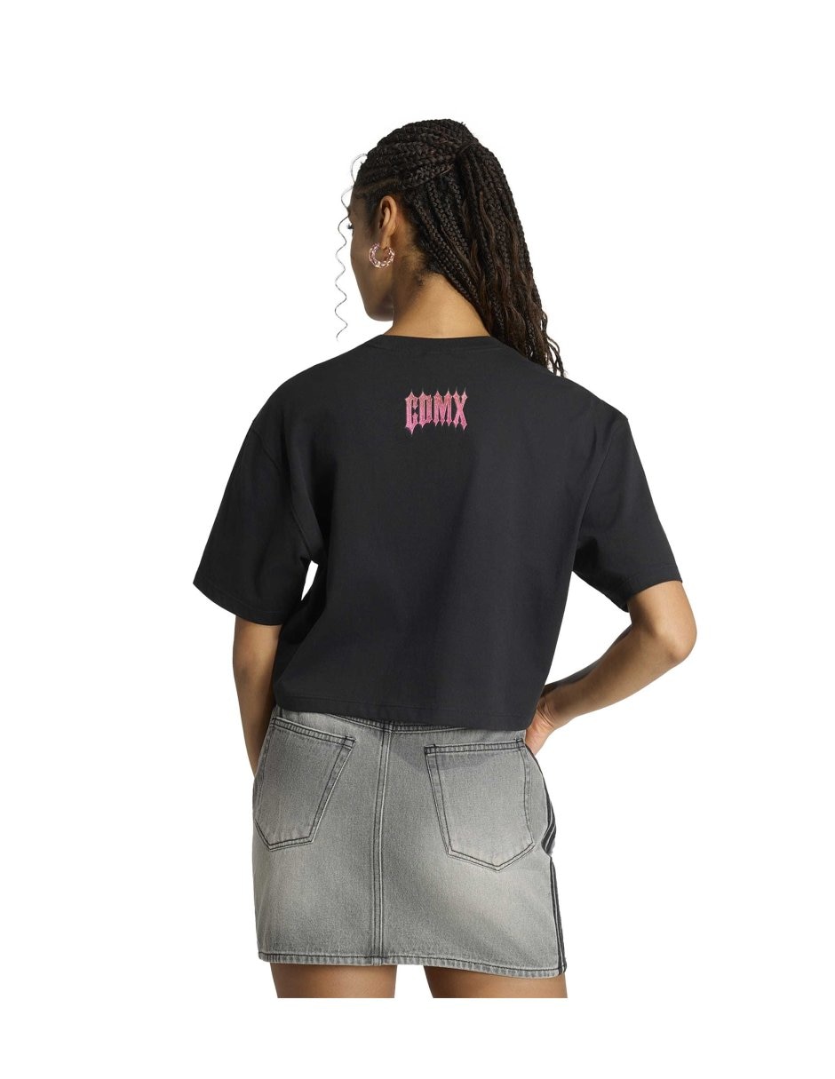 "playera" "manga" corta city t-shirt "cuello" redondo "para mujer" 3