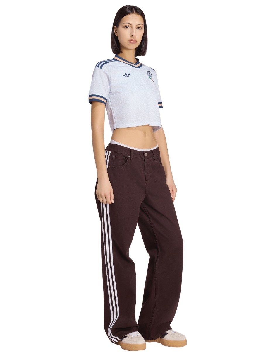 Playera manga corta Selección de fútbol de Italia cuello redondo para mujer 5