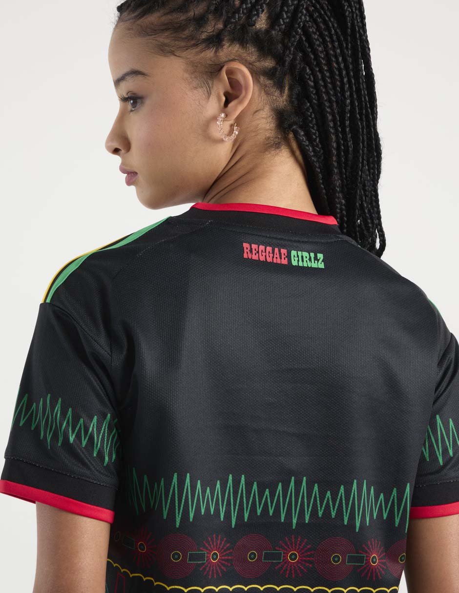 Playera "manga" corta federación jamaica "cuello" redondo "para mujer" 5