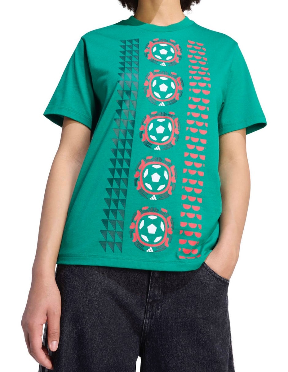 Playera manga corta cuello redondo para mujer 5