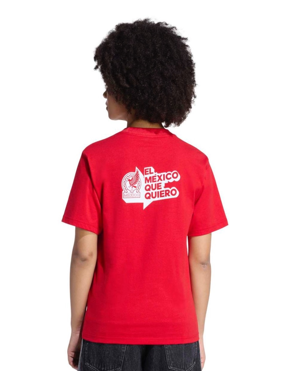 Playera manga corta cuello redondo para mujer 3