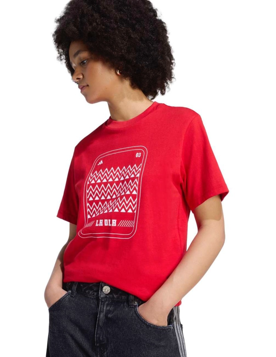 Playera manga corta cuello redondo para mujer 6