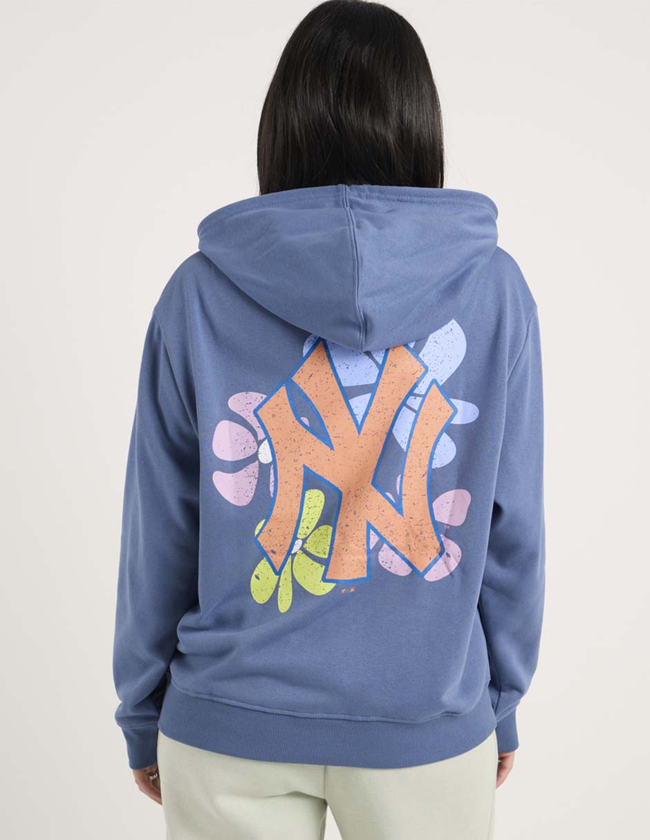Sudadera con capucha y bolsa New York Yankees para mujer 2