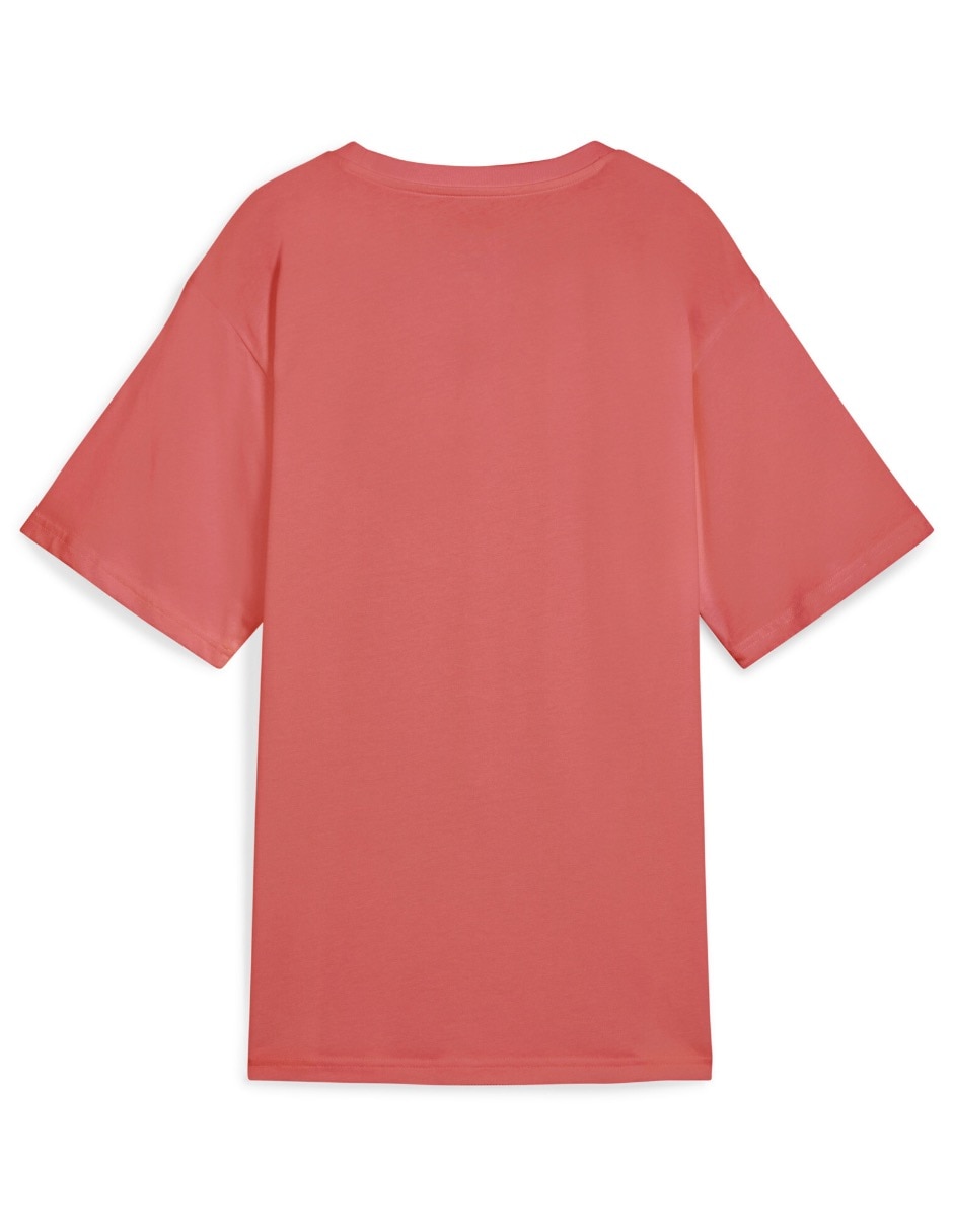 Playera manga corta Ess cuello redondo para mujer 2