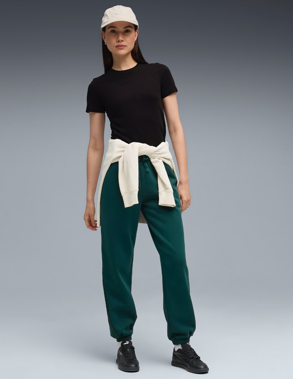 Pants regular ESS Elevated con elástico para mujer 4