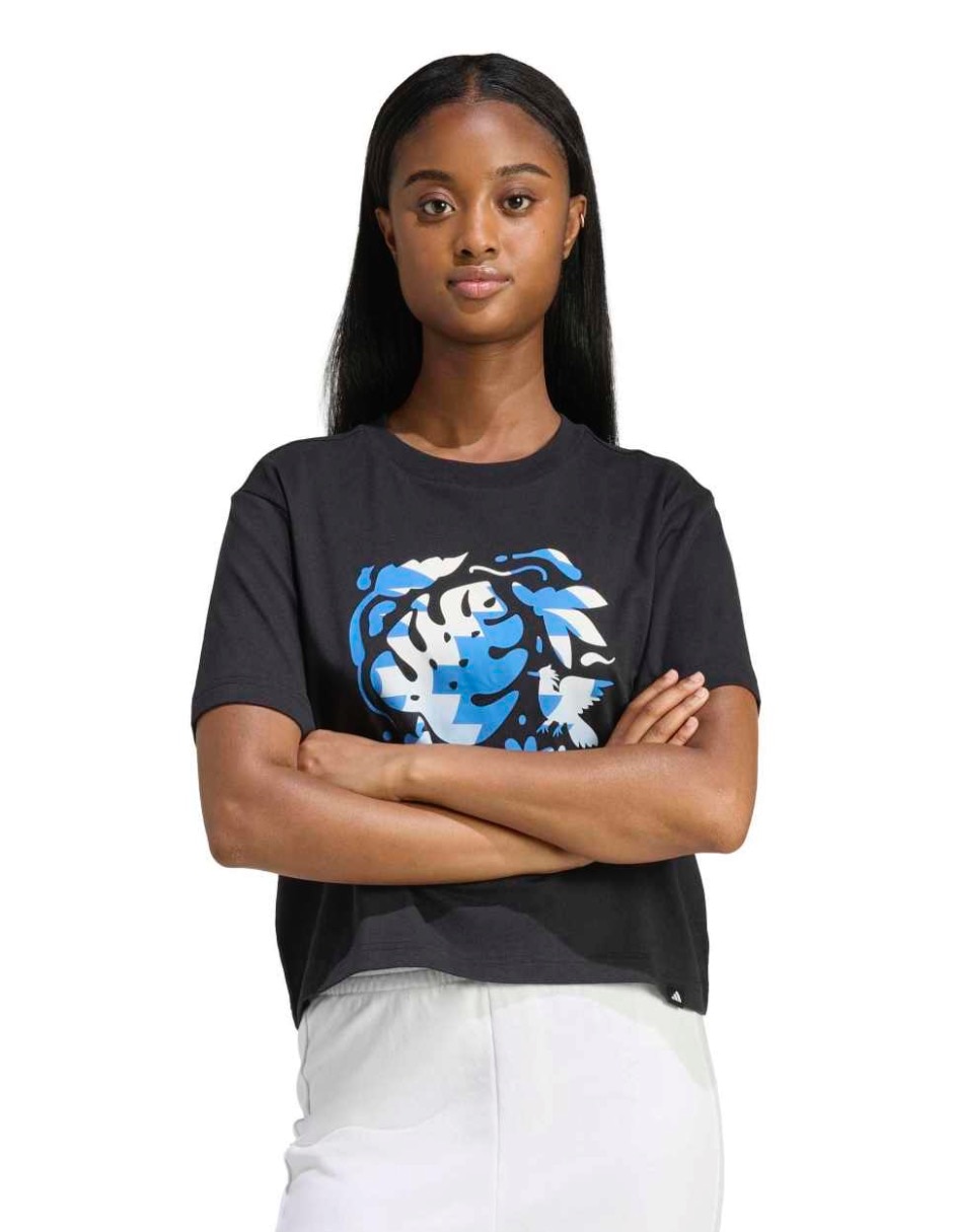 Playera manga corta Table Tee cuello redondo para mujer