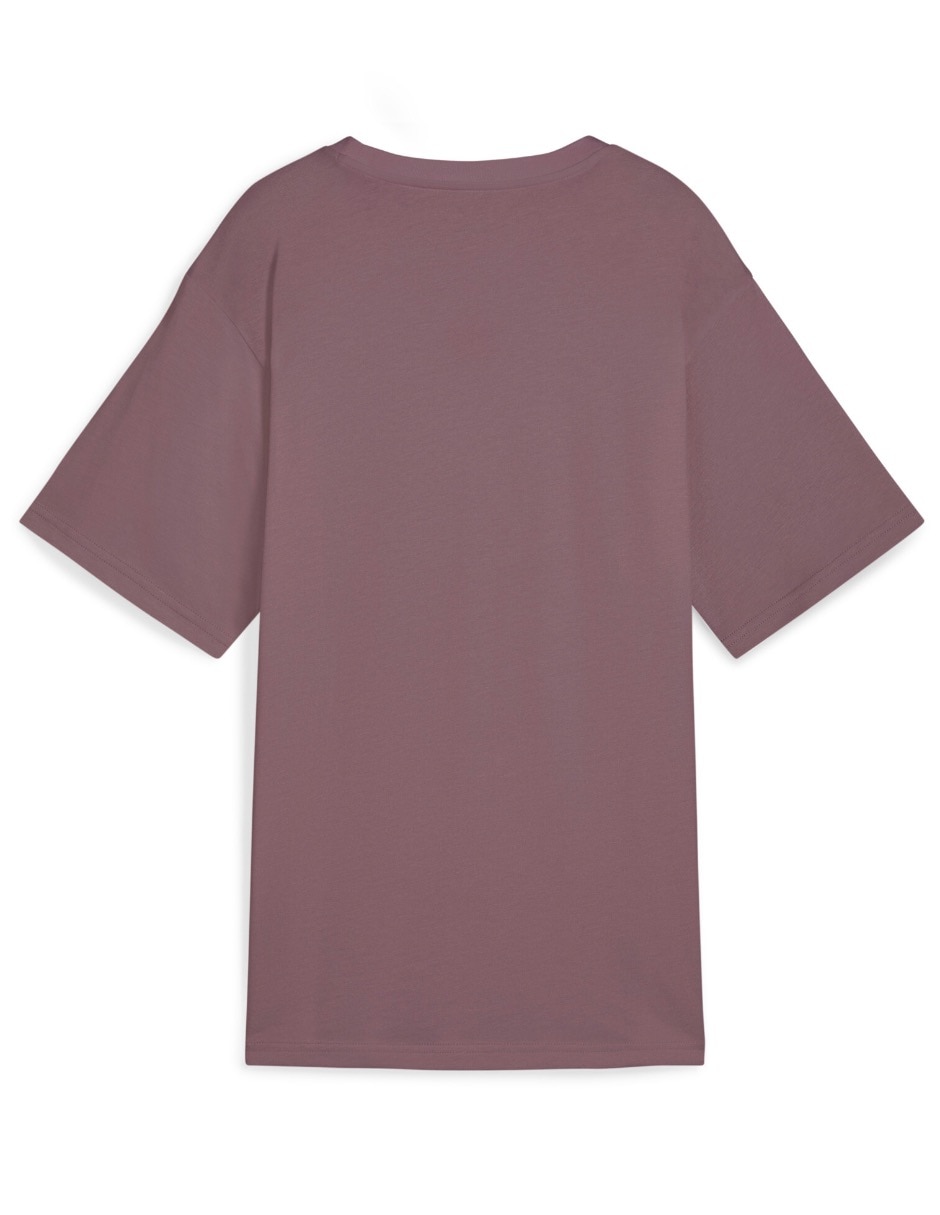 Playera manga corta Ess cuello redondo para mujer 2