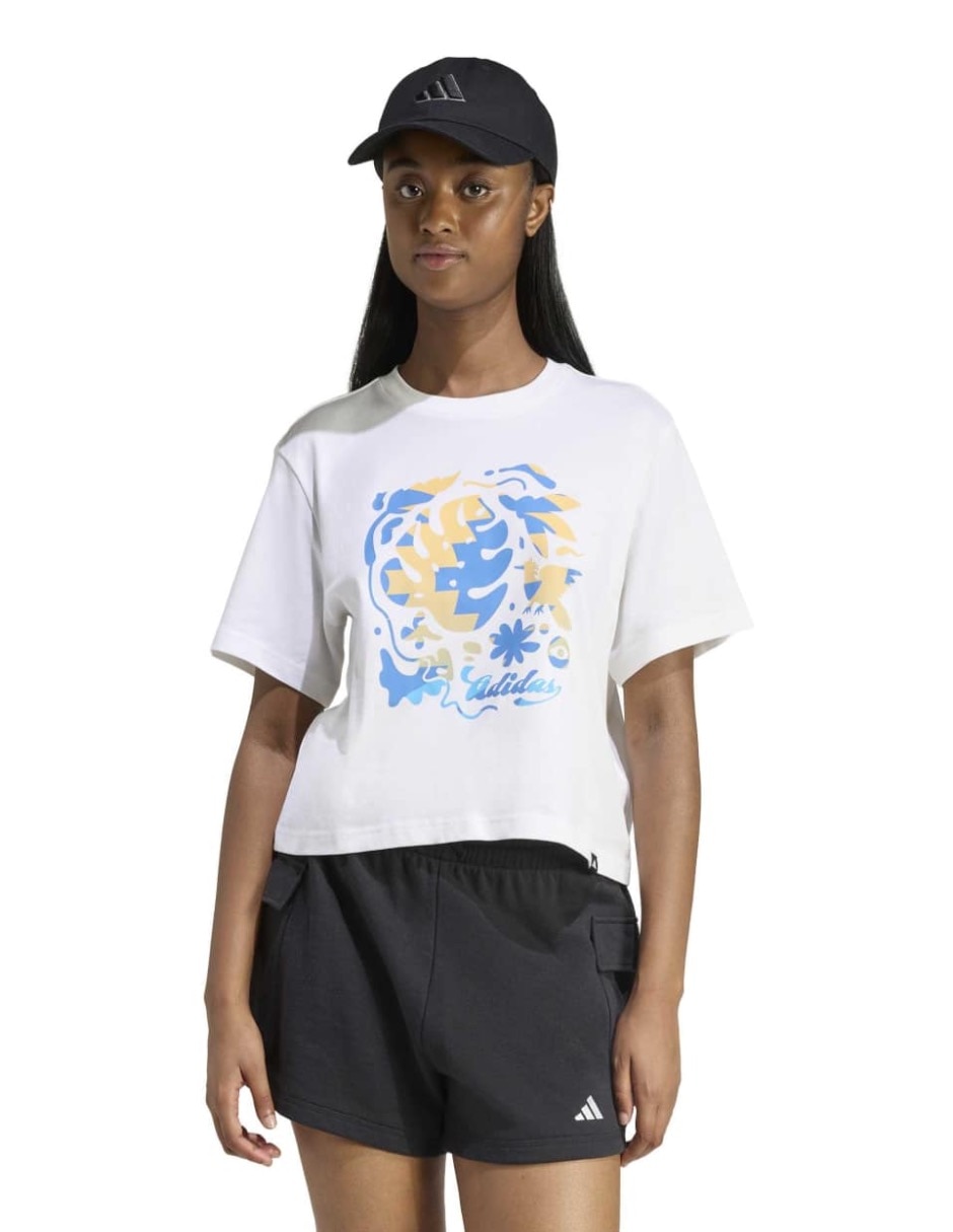 Playera manga corta Table Tee cuello redondo para mujer 2