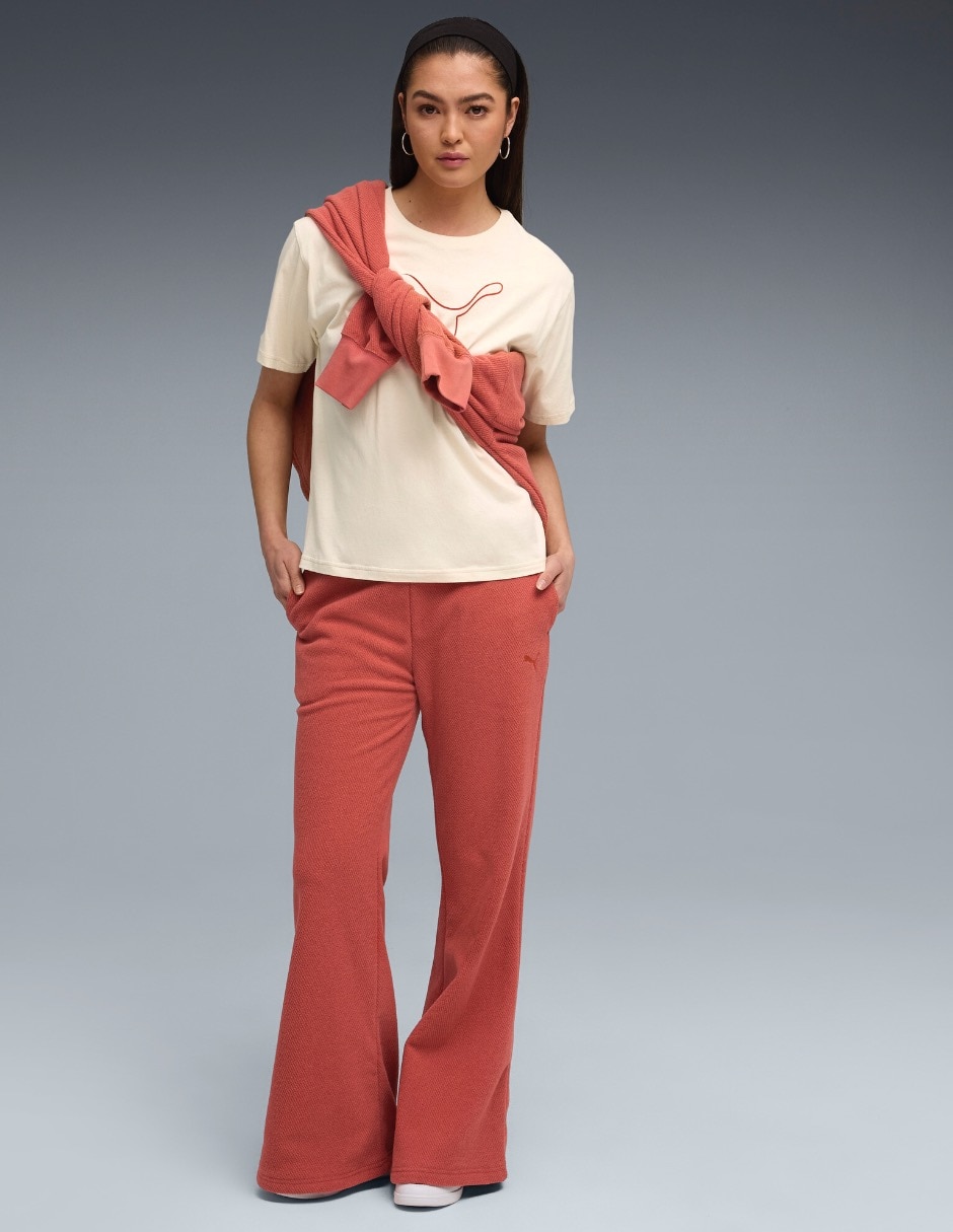 Playera manga corta cuello redondo para mujer 5