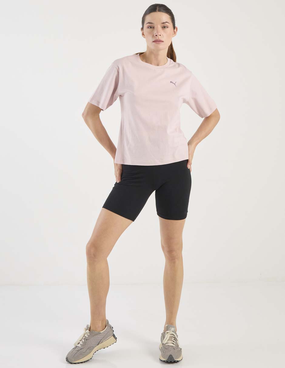 Playera manga corta cuello redondo para mujer 3