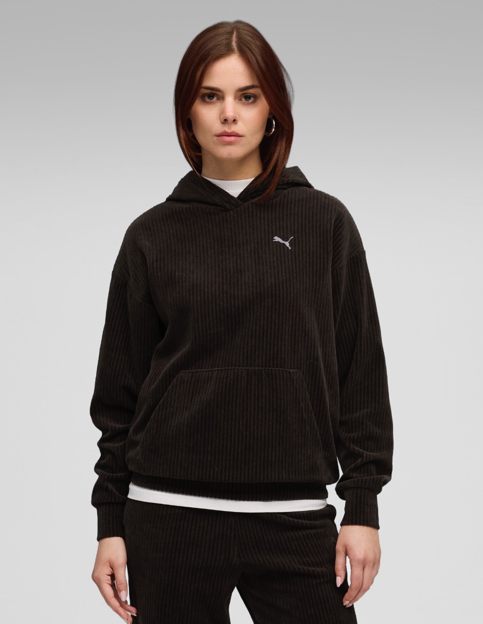 Sudadera con capucha y bolsa Ess Elevated para mujer Sudadera con capucha y bolsa Ess Elevated para mujer