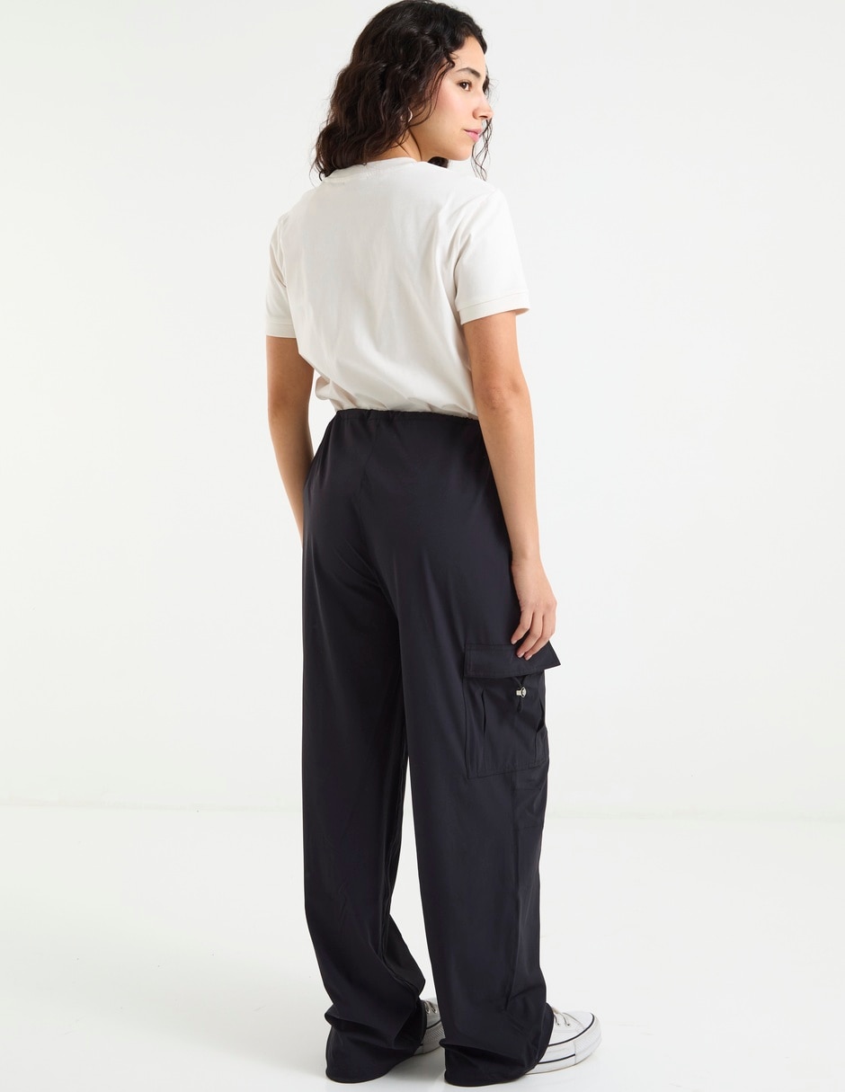 Pants straight con jareta para mujer 2