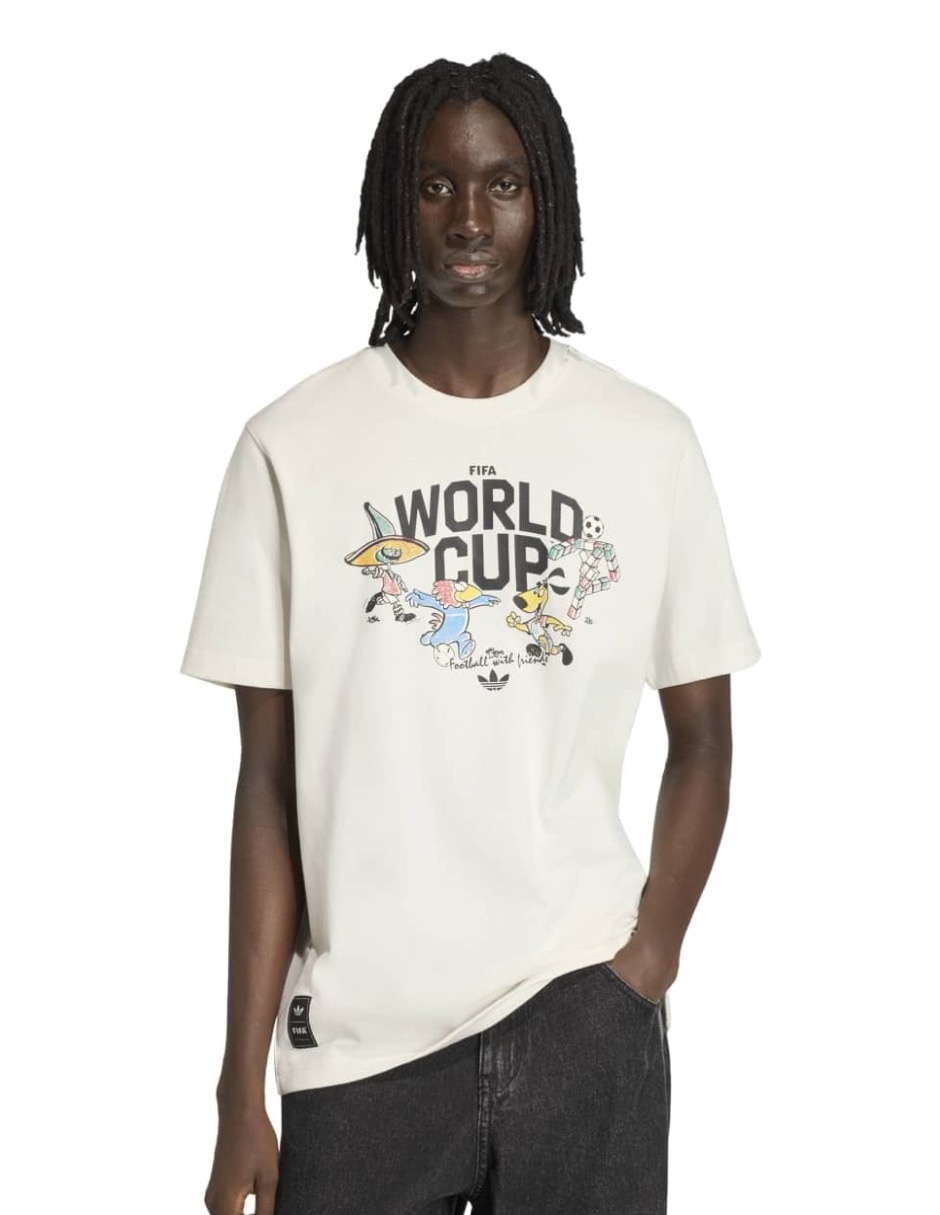 Playera manga corta cuello redondo para mujer