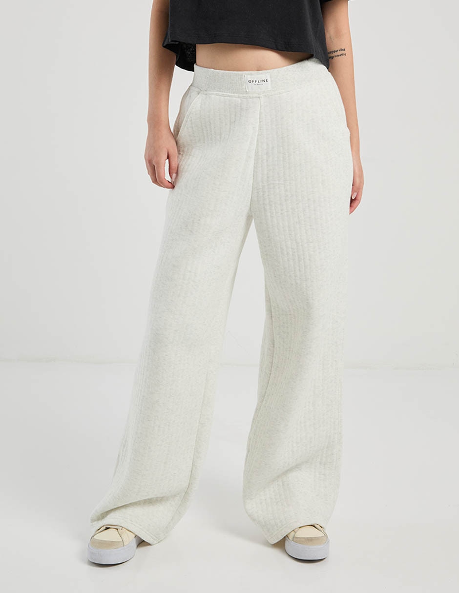 Pants wide leg con elástico para mujer 2