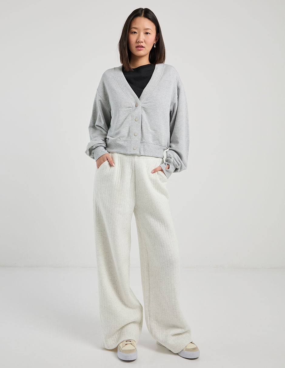 Pants wide leg con elástico para mujer 3
