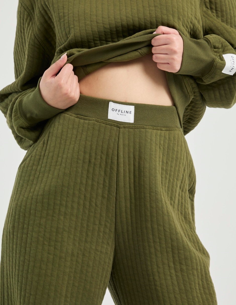 Pants wide leg con elástico para mujer 4