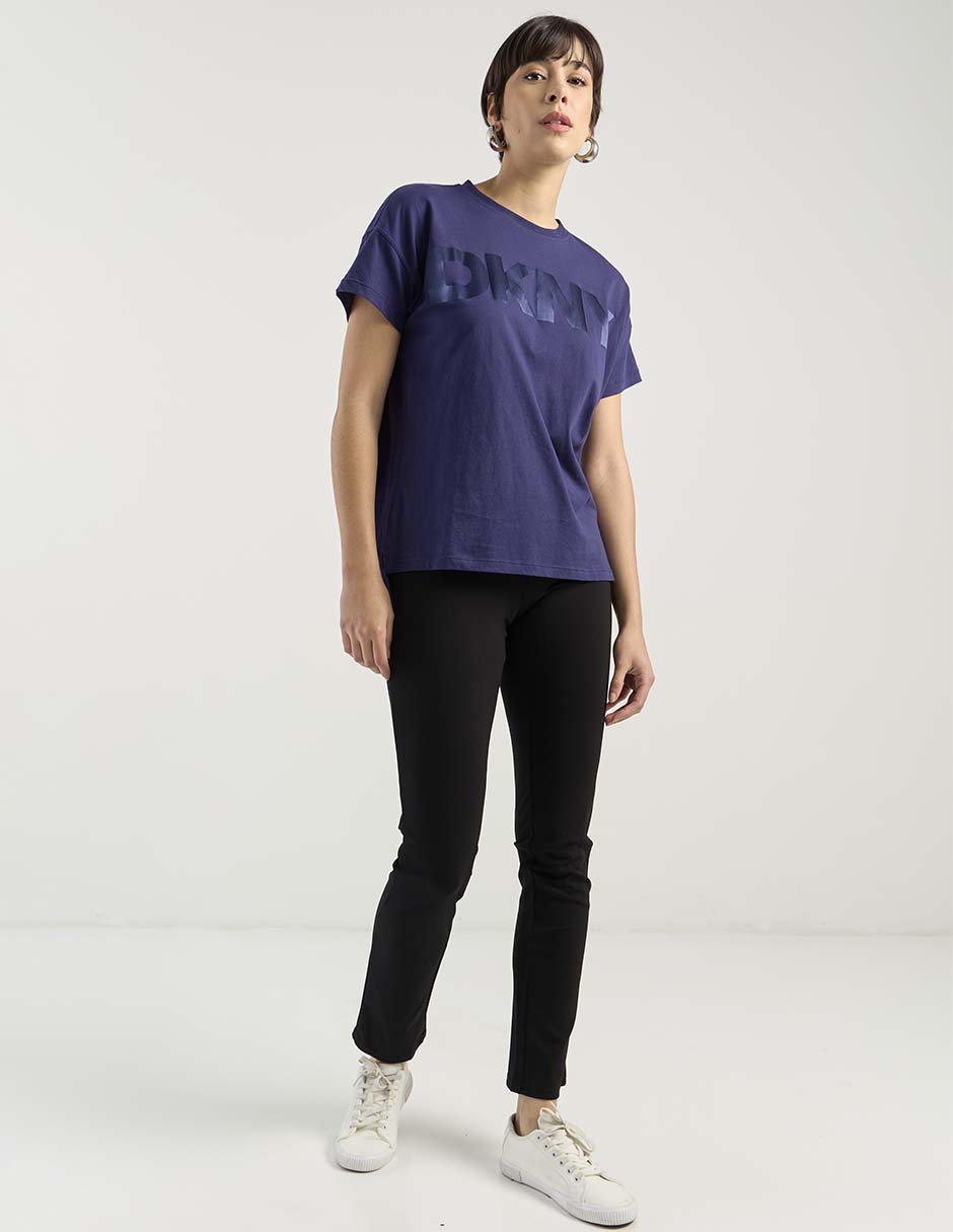 Playera manga corta cuello redondo para mujer 3