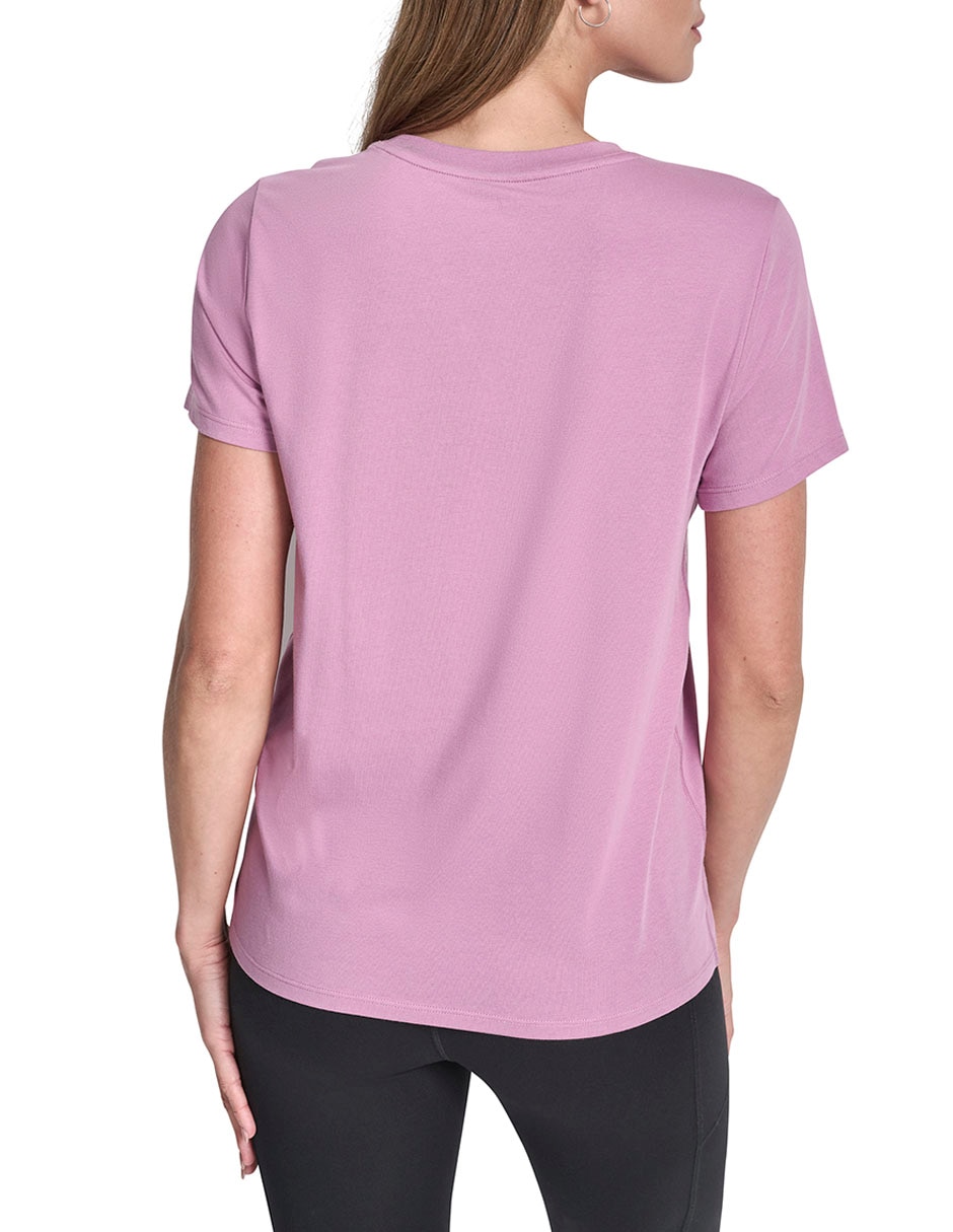 Playera manga corta cuello redondo para mujer 2