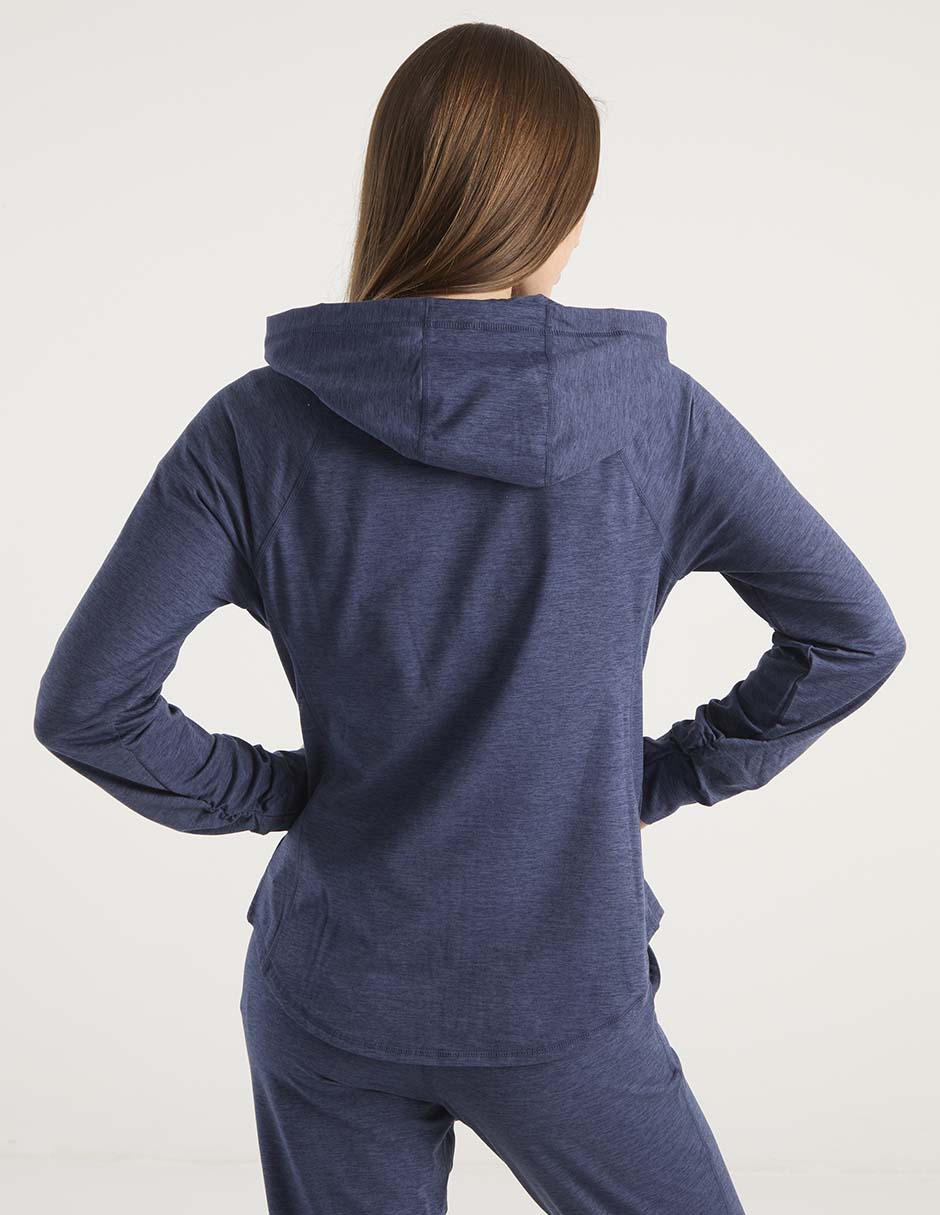 Sudadera con capucha y bolsa para mujer 6
