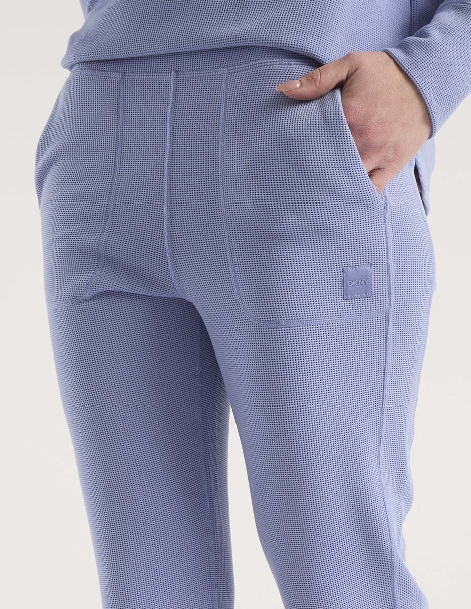 Pants regular con elástico para mujer 5