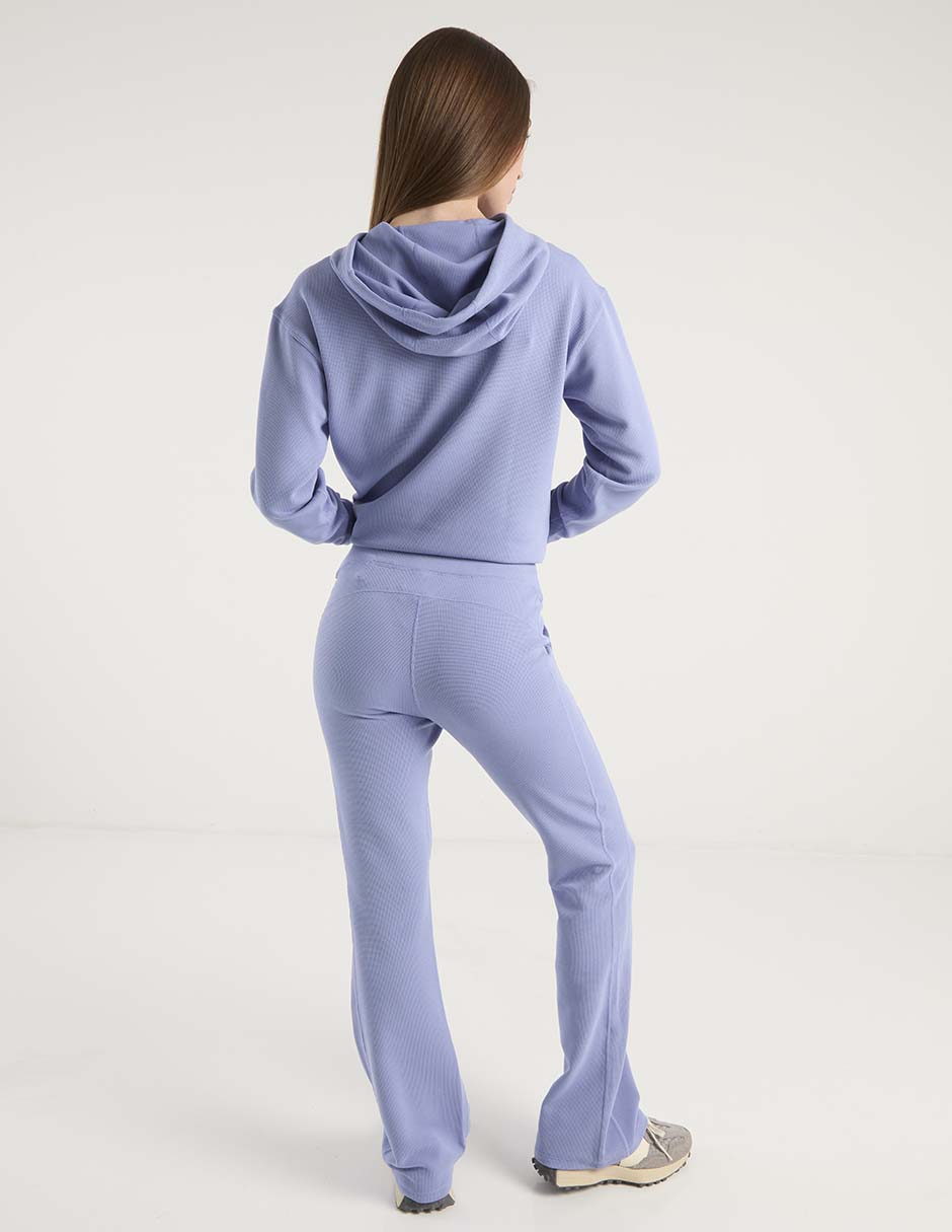 Pants regular con elástico para mujer 6