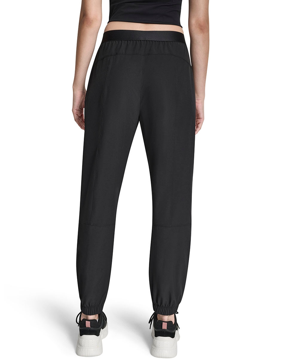 Pants regular con elástico para mujer 2