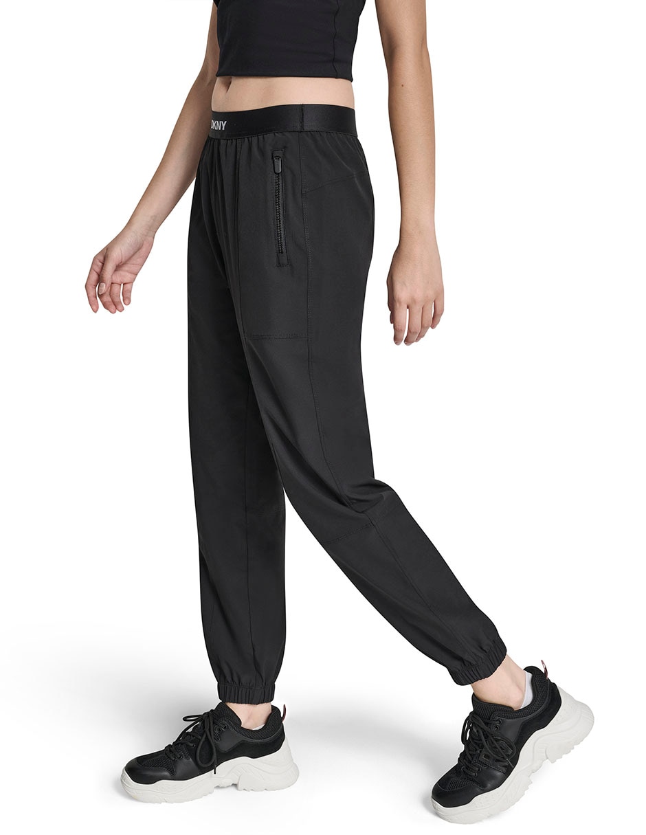 Pants regular con elástico para mujer 3