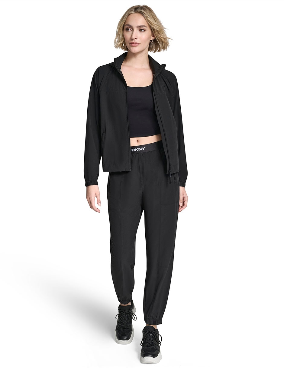 Pants regular con elástico para mujer 5