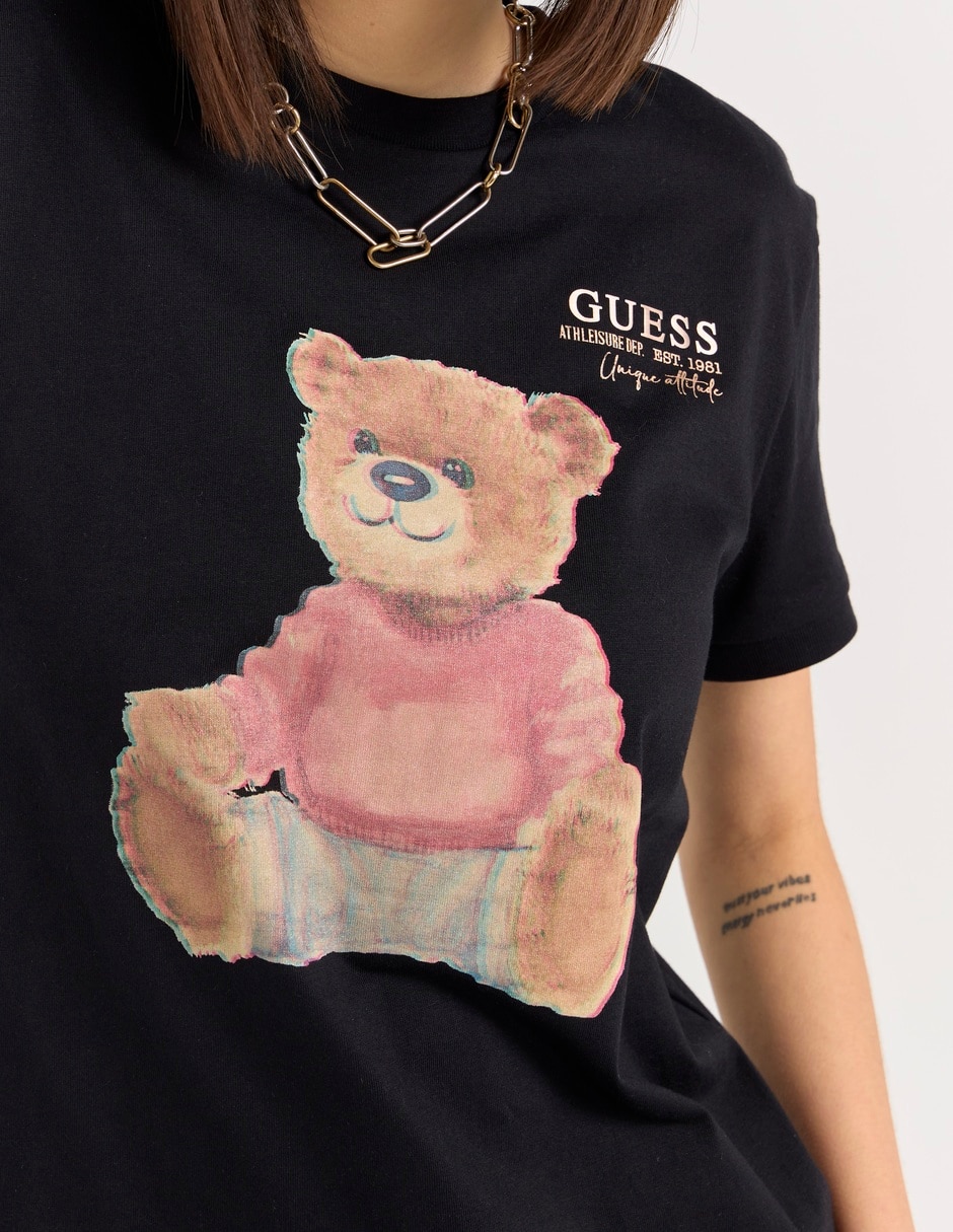 Playera manga corta cuello redondo para mujer 5