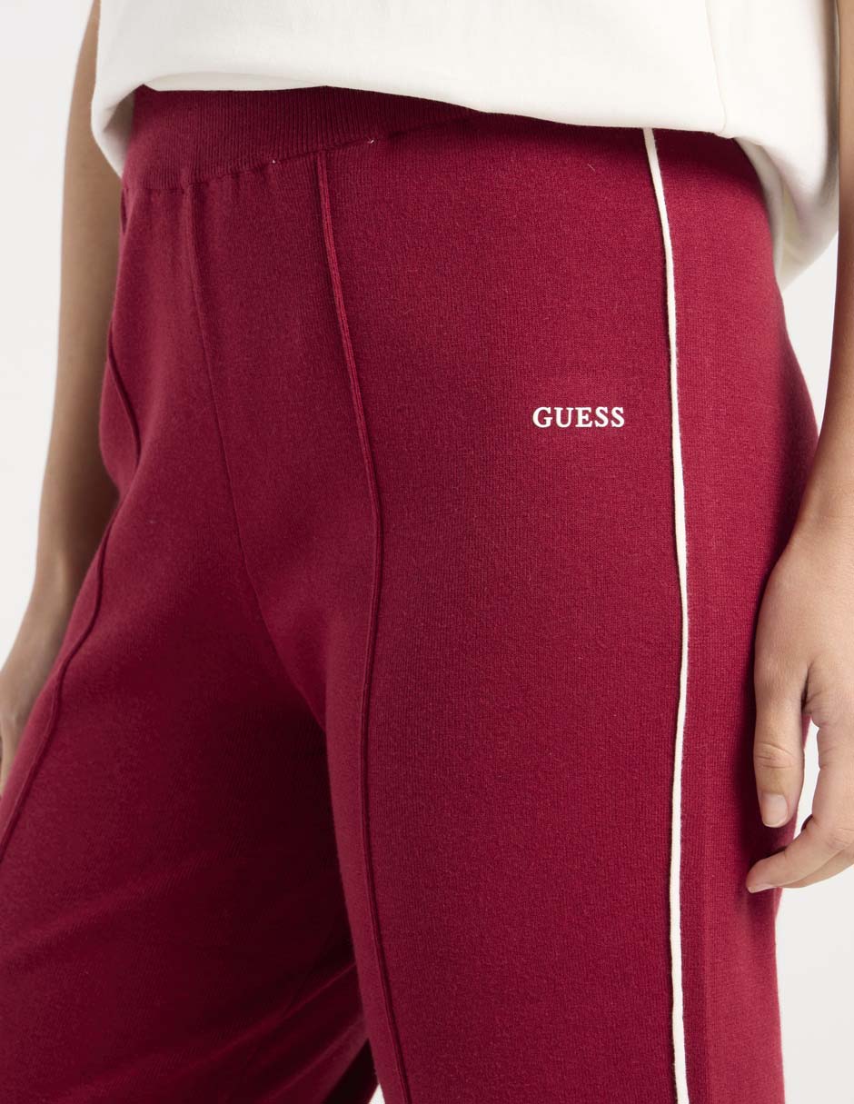 Pants regular con elástico para mujer 4