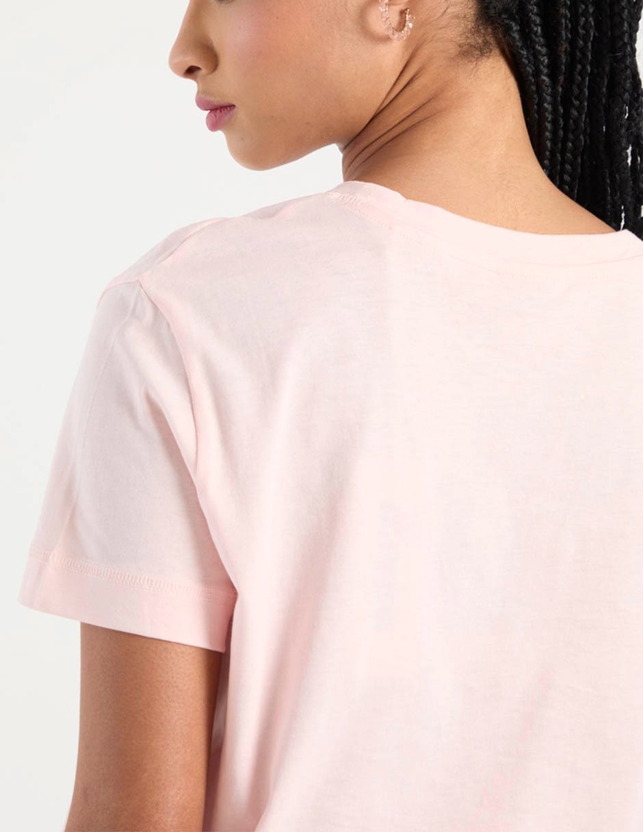 Playera manga corta cuello redondo para mujer 5